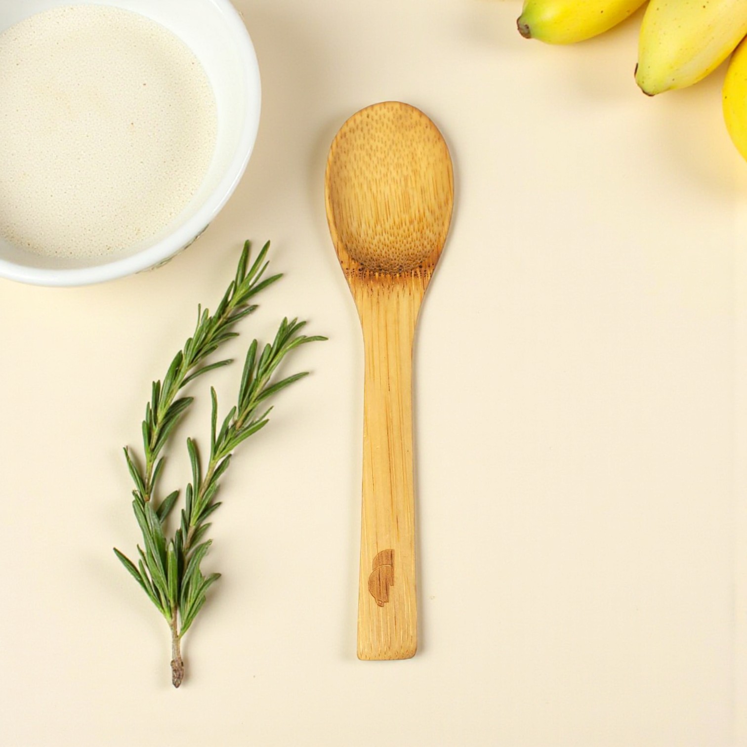 Gambar produk One Two Cups Sendok Teh Jepang Matcha Tool Natural Bamboo Honey Spoon - SS0085
