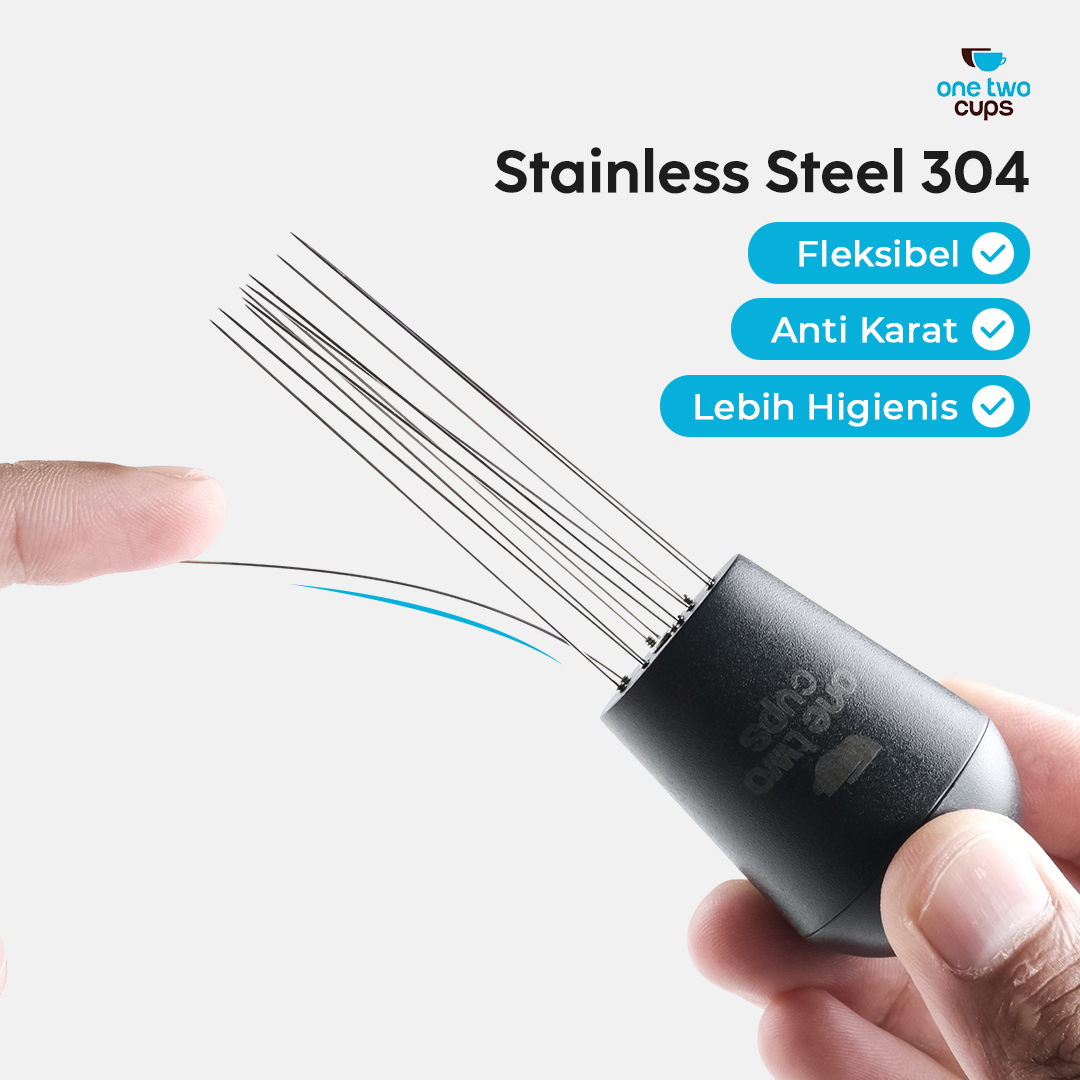 Gambar produk One Two Cups Jarum Kopi Espresso 12 Pin Needle Distribution Tool - OL804