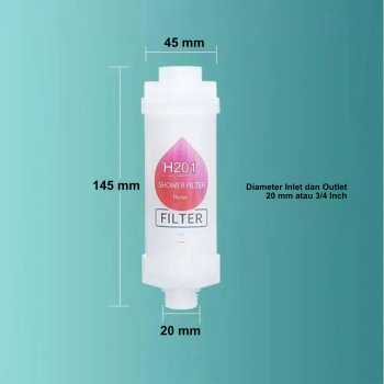 Gambar produk Hoshi Cartridge Shower Head Filter Fragrance Dechlorination Rose - H201