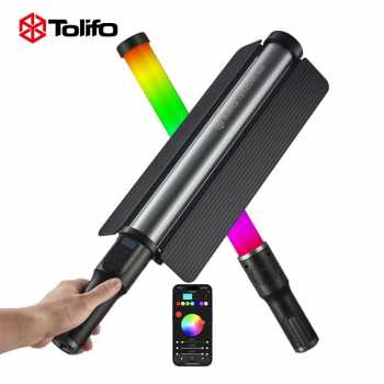 Tolifo Lampu LED RGB Studio Fill Light Stick 2700-10000K 4400mAh 60W - ST-60RGB