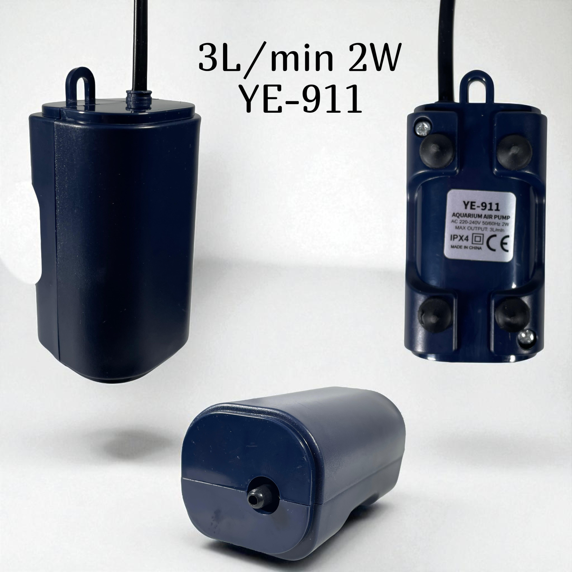Gambar produk FMA Pompa Udara Akuarium Silent Aquarium Oxygen Air Pump 3 L/min 2W - YE-911
