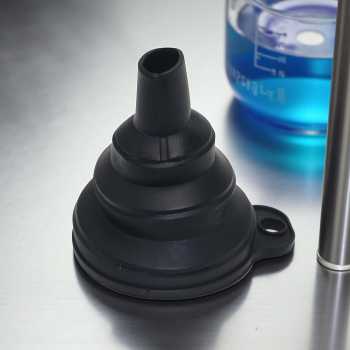 Gambar produk Corong Lipat Air Minyak Multifungsi Collapsible Silicone Funnel 1.5cm - CL15