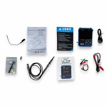Gambar produk FNIRSI Digital Oscilloscope Transistor Tester 3in1 Handheld - DSO-TC3