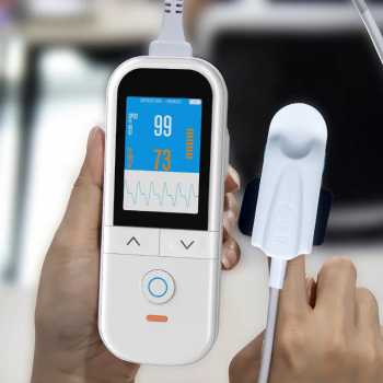Gambar produk SYUSYA Handheld Pulse Oximeter Alat Ukur Saturasi Oksigen Darah TFT - YK-820A
