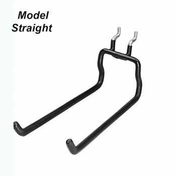 Gambar produk MCIRON Gantungan Dinding Double Hook Wall Mount Organizer Heavy Duty Straight - MC006