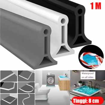 LEENKEA Water Stopper Bathroom Wastafel Karet Penahan Air 8cm - LK8CM