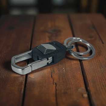 Gambar produk OMUDA Gantungan Kunci Carabiner Keychain Clip Double Ring Zinc Alloy - OM929