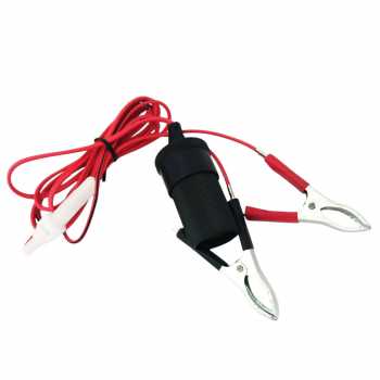 Gambar produk HYK DIY Terminal Clip On Aki Mobil Cigarette Plug 12V 1.5M - A3381
