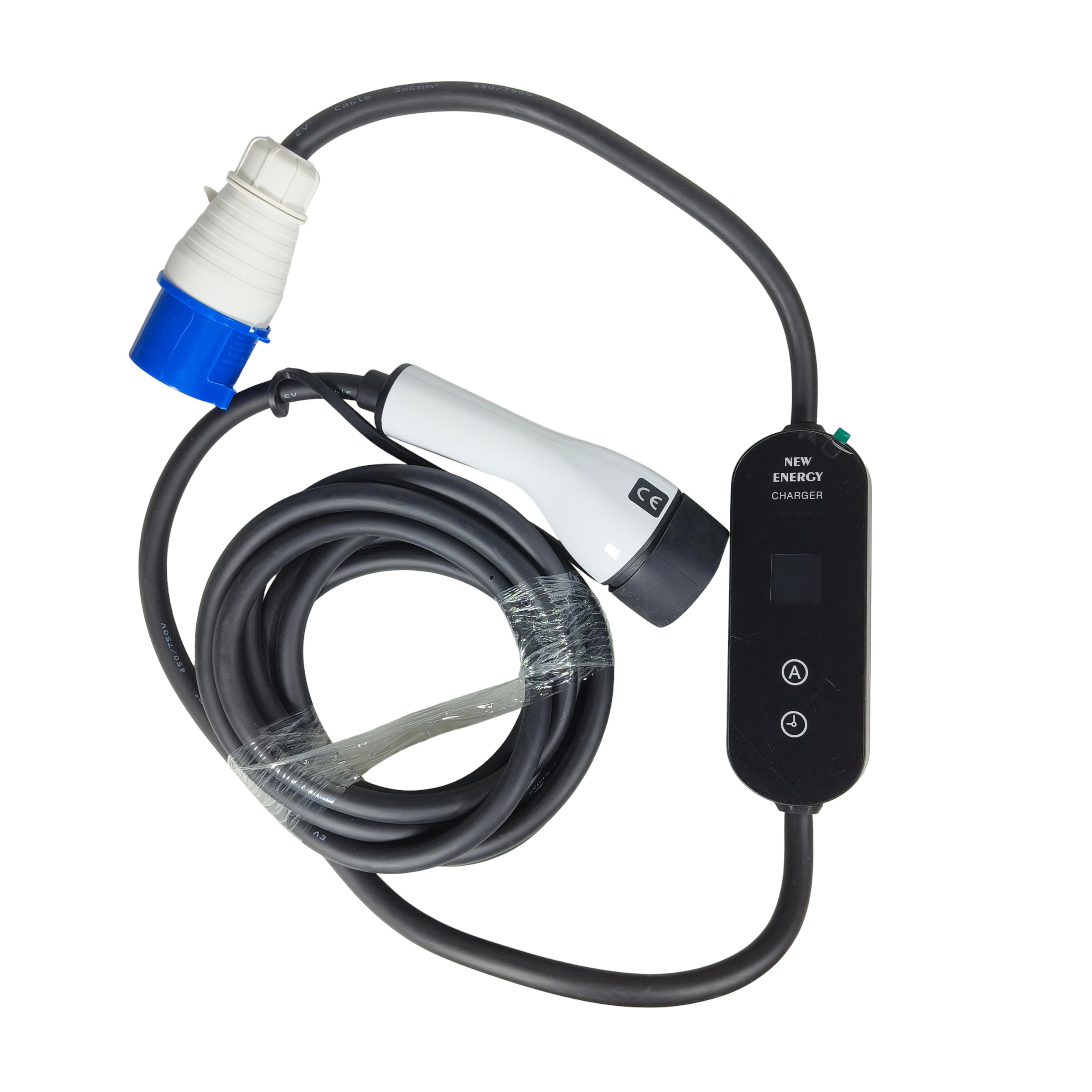 NEWENERGY Charger Mobil Listrik EV 1-Phase 32A 7kW CEE to Type2 Female - EVC01 Gambar produk NEWENERGY Charger Mobil Listrik EV 1-Phase 32A 7kW CEE to Type2 Female - EVC01
