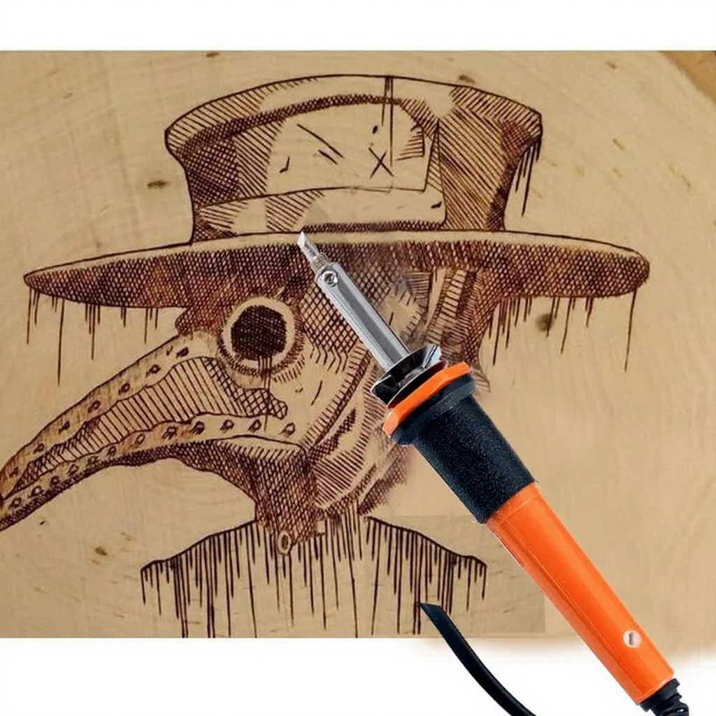 Gambar produk AH Royal Slap-Up Solder Lukis Pyrography Wood Carving Soldering Iron - PAC904