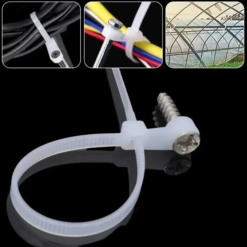Gambar produk TaffGUARD Kabel Ties Zip Screw Hole Cable Reusable 4x150mm 100 PCS - Z150