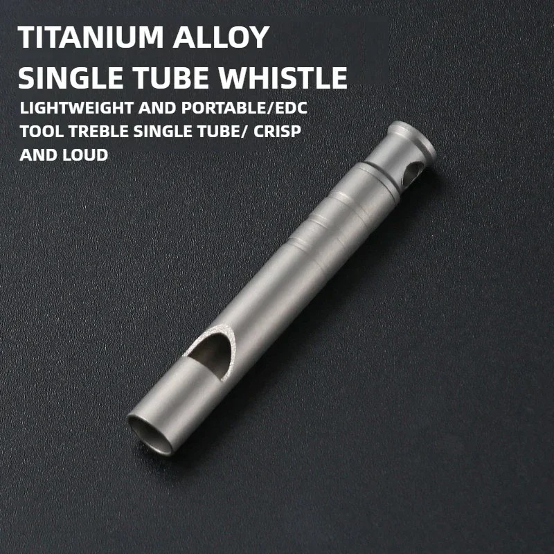 Gambar produk Jelembar Peluit Darurat Survival Outdoor Titanium Whistle - INU170