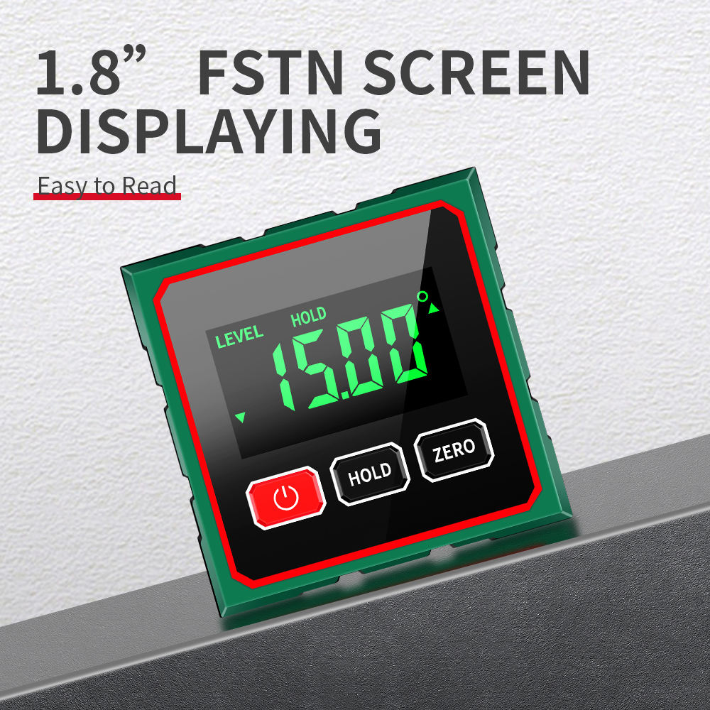 Gambar produk Shunmaii Inclinometer Digital Alat Ukur Kemiringan Magnetik with Laser - JC100