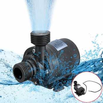 Gambar produk OBORA Pompa Air Aquarium Ikan Submersible Pump 24V 22W - ZYW680