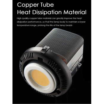 Gambar produk Tolifo Lampu Video LED Bi-Color COB Video Light 350W 6500K - X-350B PRO