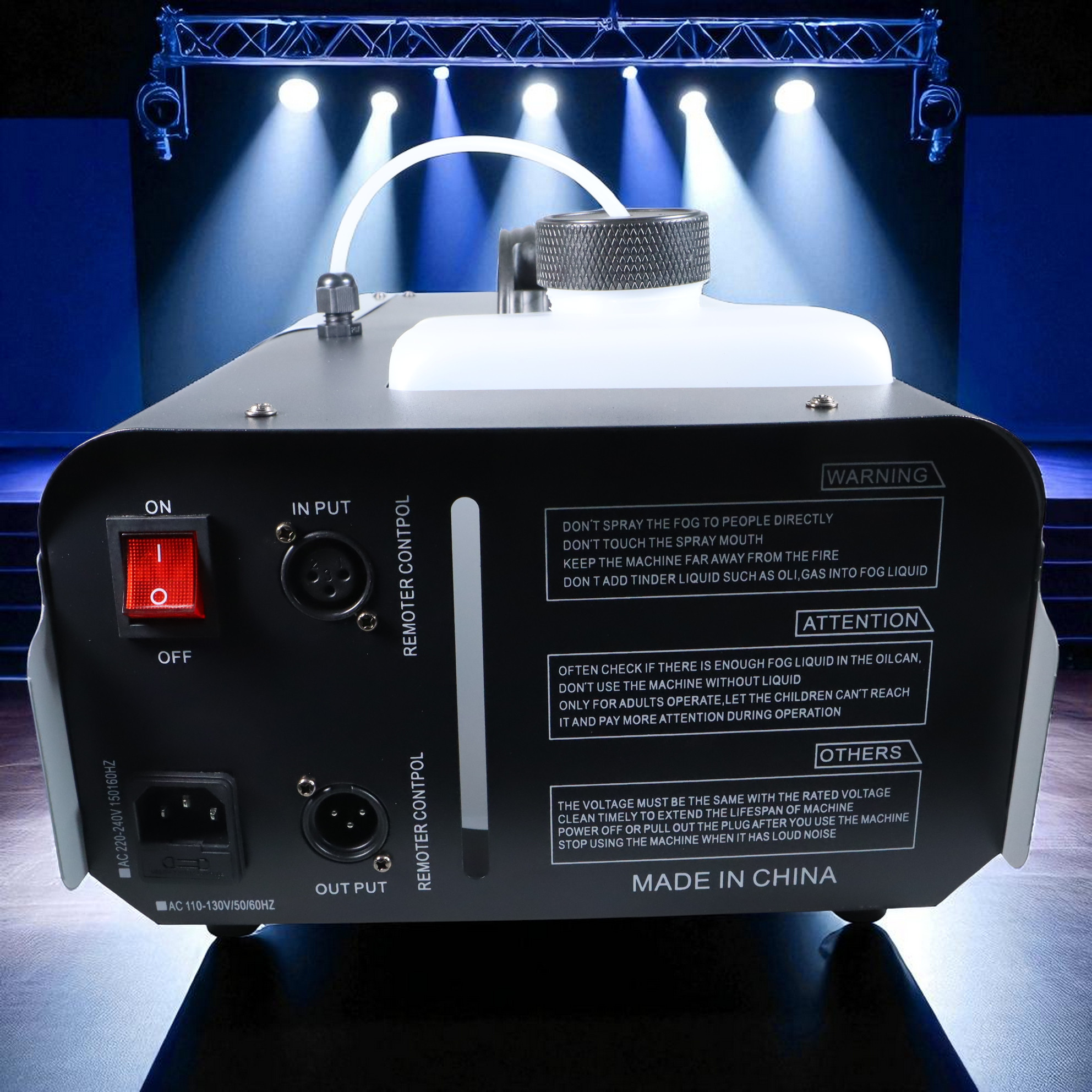 Gambar produk TaffLED Mesin Pembuat Kabut Professional Mist Machine RGB Remote 1500W - MF150