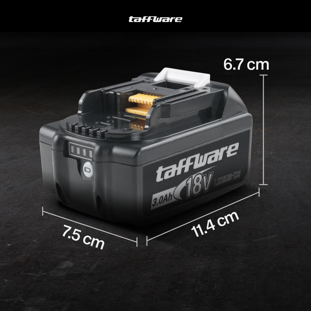 Gambar produk Taffware Baterai Makita LXT 5C BL1850 18V Li-Ion Battery 3.0Ah - BL1860B