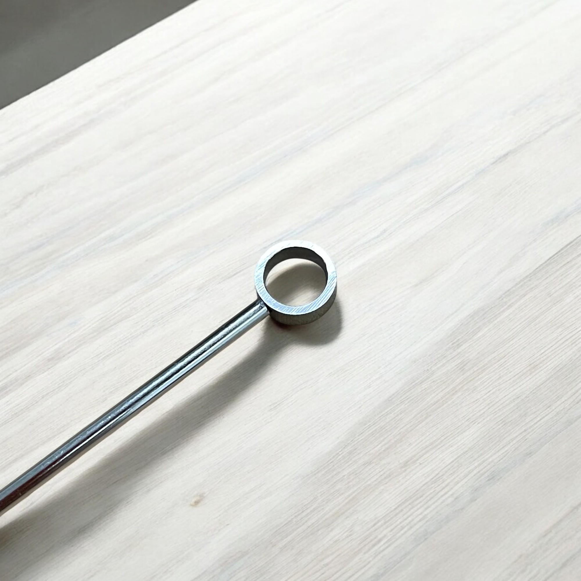 Gambar produk JUWI Tusukan Buah Cocktail Pick Garnish Decoration Stainless Steel 304 Ring - J-105