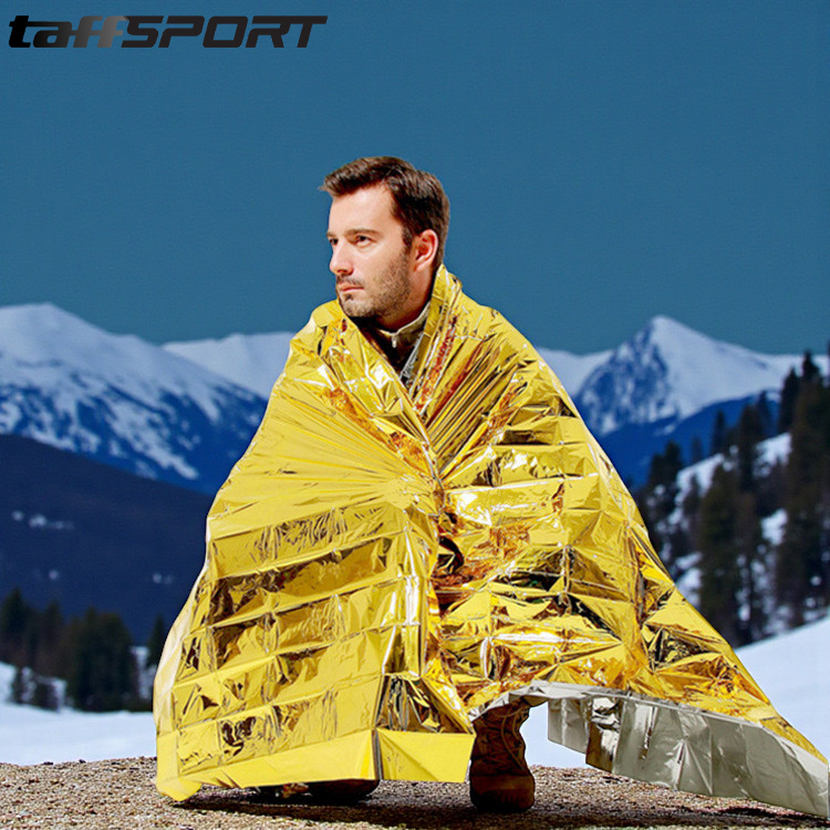 Gambar produk TaffSPORT Selimut Darurat Emergency Survival Blanket Heat Insulation 140x210cm - SL03-001