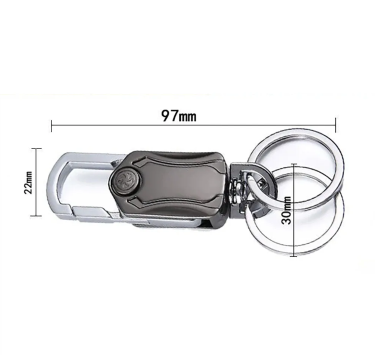 Gambar produk CHROMSTICA Gantungan Kunci Karabiner Keychain Clip Hooks Quickdraw 360 - 1018