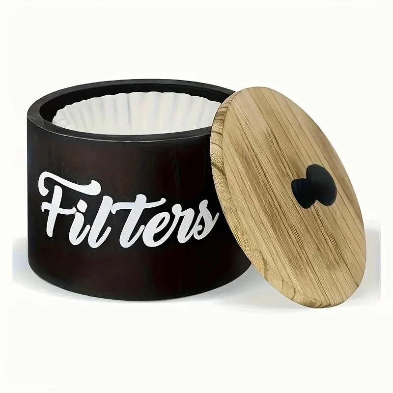 Gambar produk CORTI Toples Tempat Kertas Filter Kopi Coffee Filter Storage with Lid - C140