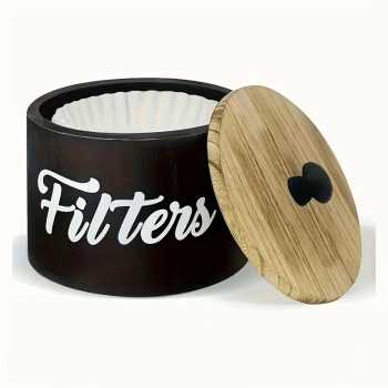 Gambar produk CORTI Toples Tempat Kertas Filter Kopi Coffee Filter Storage with Lid - C140