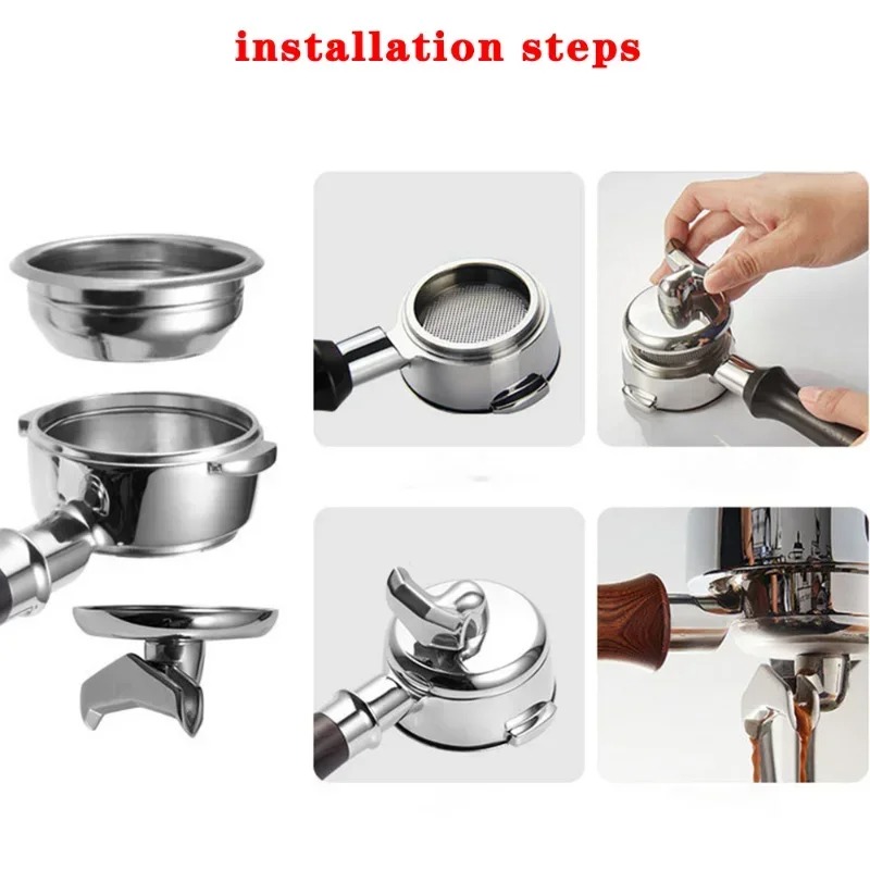 Gambar produk COHINA Non Pressurized Portafilter E61 Stainless Steel 304 58mm - CHA304
