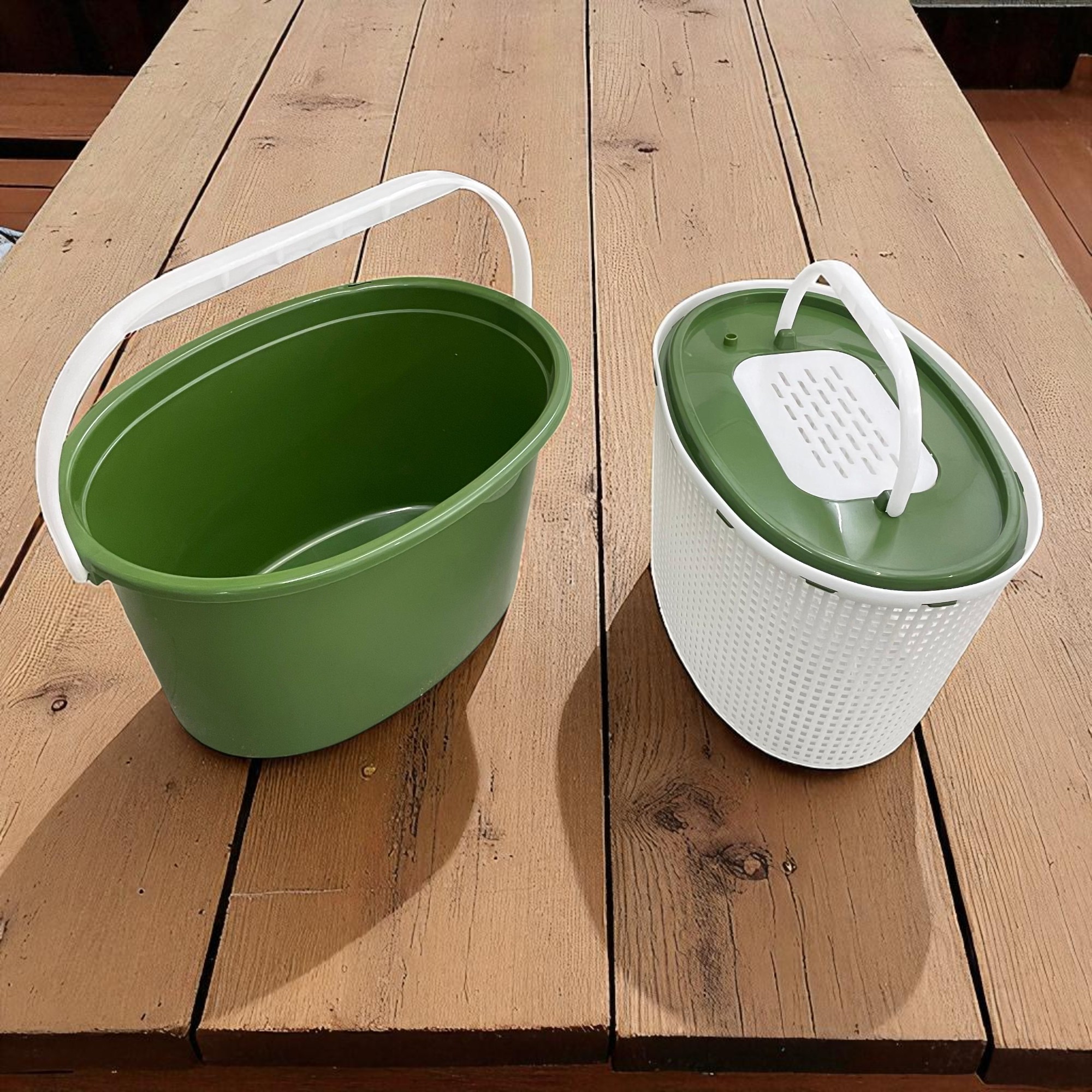 Gambar produk CRK Ember Mancing Ikan Double Layer Hard Shell Fish Bucket 10L - C-10