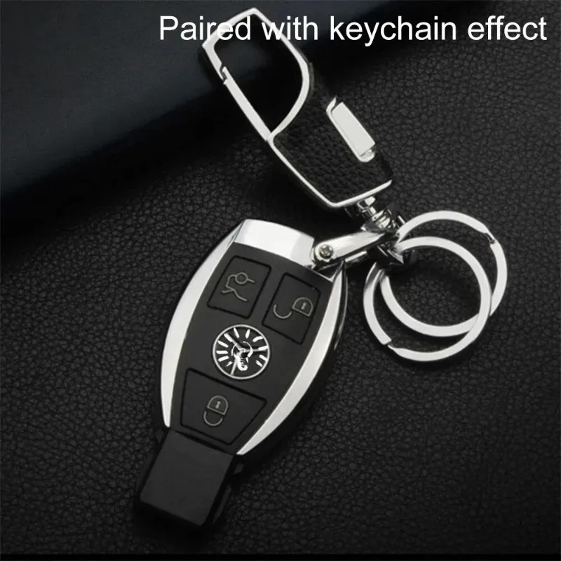Gambar produk SINNYA Karabiner Gantungan Kunci Zinc Alloy Double Ring Carabiner - SN-25