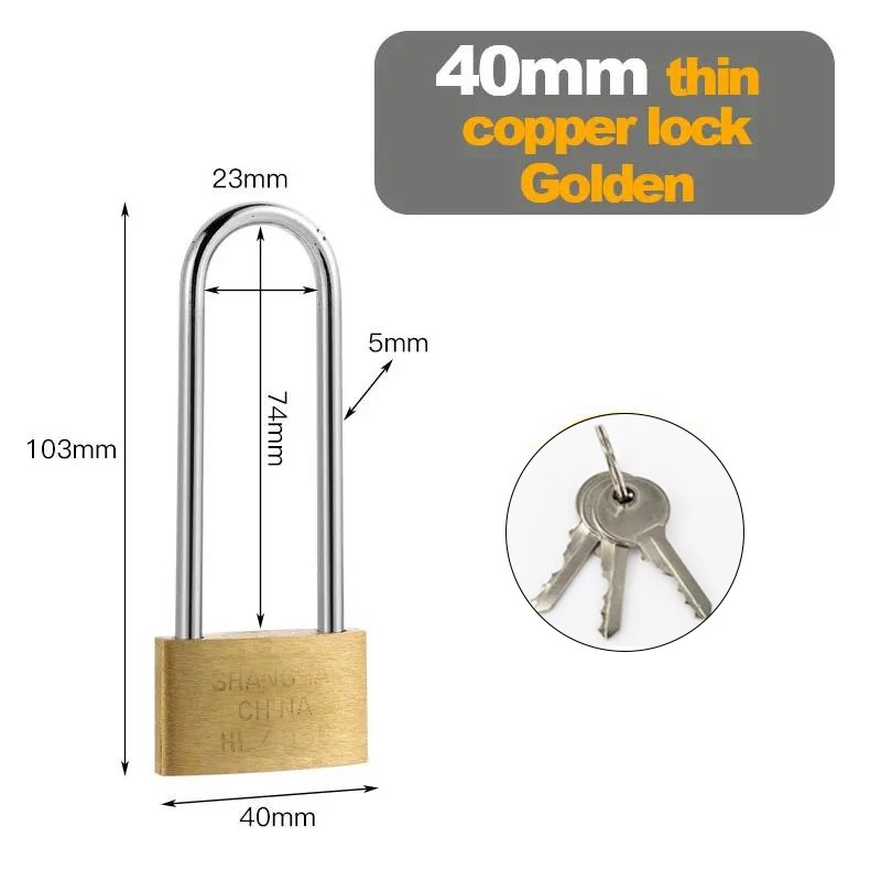 Gambar produk SHXH Gembok Rumah Anti Maling Padlock Copper Lock S - SHX127