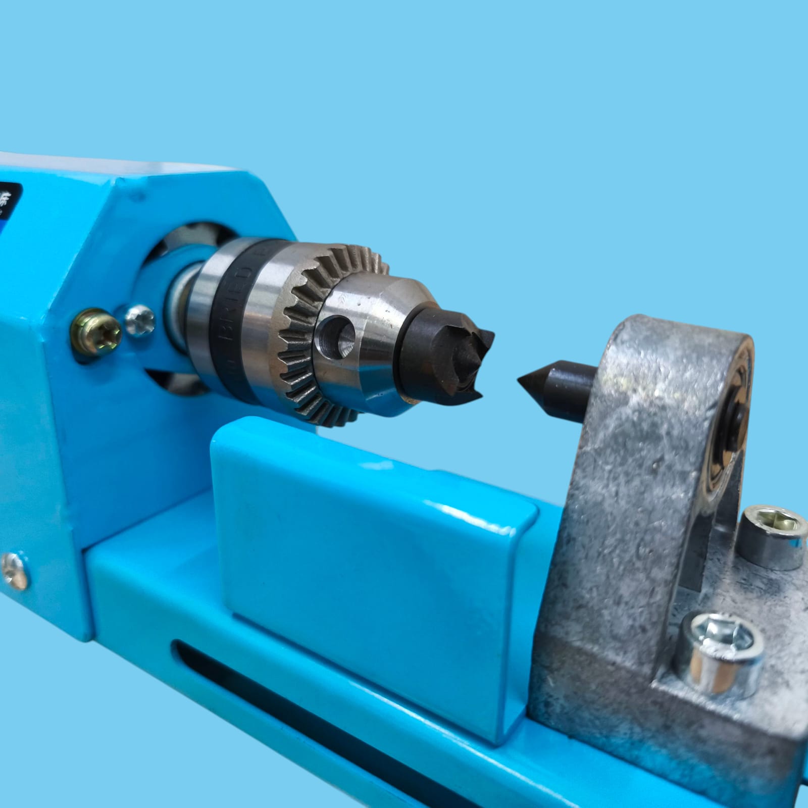Gambar produk DRUN Mesin Bubut Kayu Mini Lathe Beads Woodworking 150W - X707