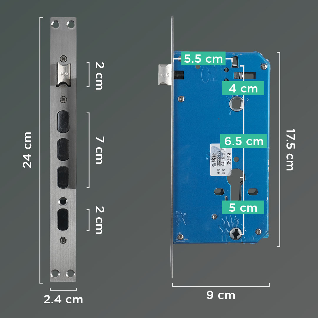 MAISUSTY Smart Door Lock Fingerprint Password Card RFID Alarm - G3F-N9 Gambar produk MAISUSTY Smart Door Lock Fingerprint Password Card RFID Alarm - G3F-N9