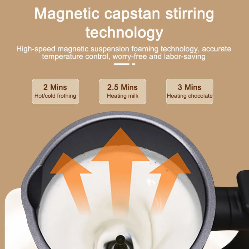 Gambar produk CPYP Automatic Electric Milk Frother Stainless Steel 4in1 350ml 400W - MF01B