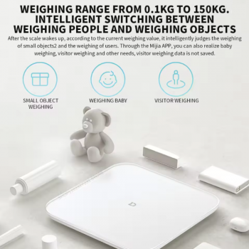 Gambar produk Xiaomi Millet Timbangan Badan Digital Scale Smart App 180kg Battery - S200