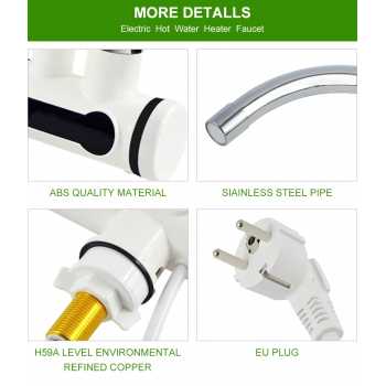 Gambar produk PBIBAY Keran Pemanas Air Listrik Hand Shower Electric Hot Cold Faucet - RX-021