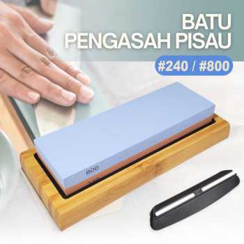Chefic Batu Asah Pisau Whetstone Knife Sharpener 2 Side 240/800 - C280