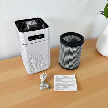 Gambar produk YANKE Air Purifier Deodorizer Negative Ion Carbon H11 HEPA Filter - TC-003