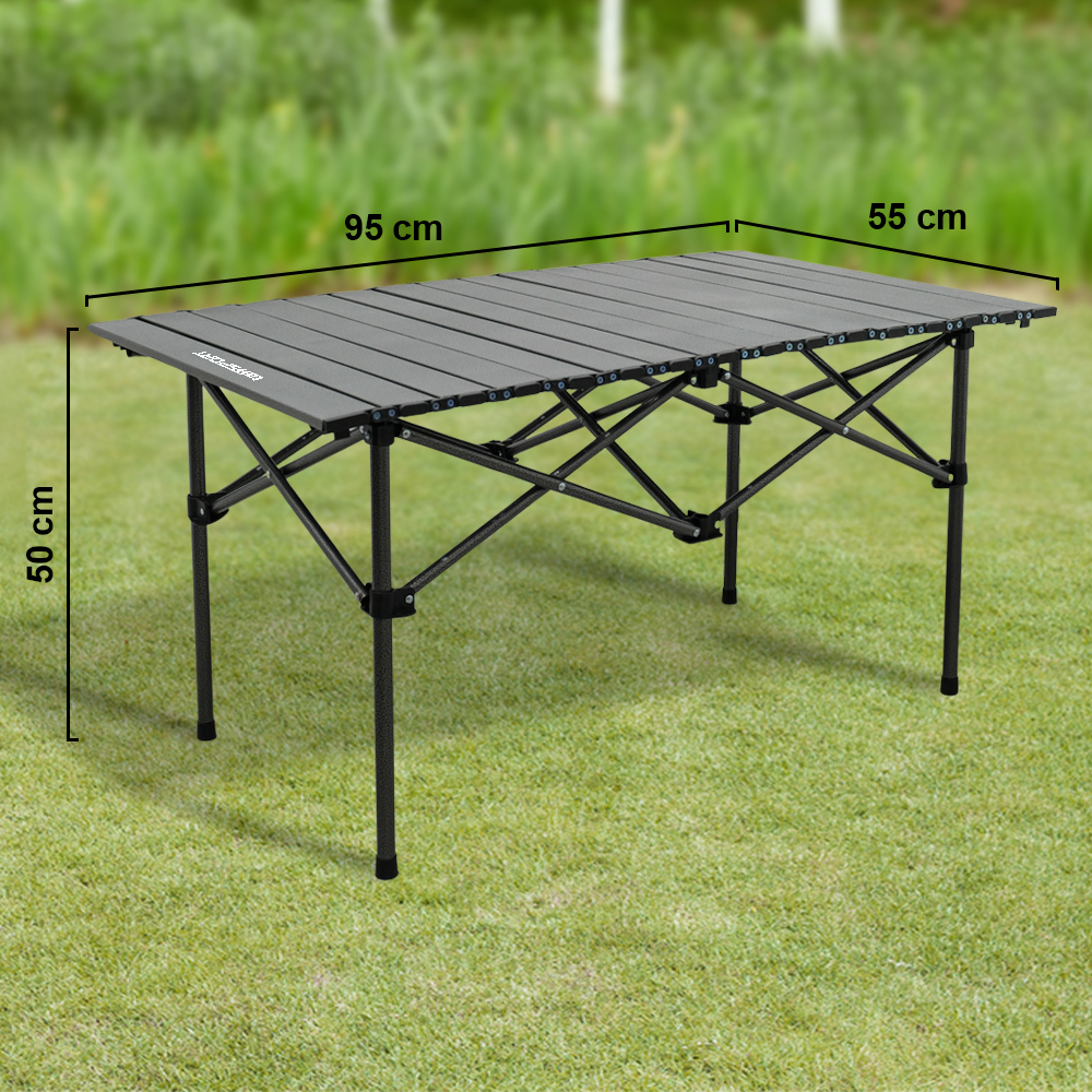 Gambar produk TaffSPORT Meja Lipat Piknik Portable Foldable Camping Table with Bag 95x55x50cm - AF59
