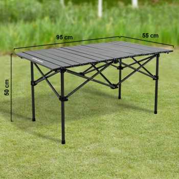 Gambar produk TaffSPORT Meja Lipat Piknik Portable Foldable Camping Table with Bag 95x55x50cm - AF59