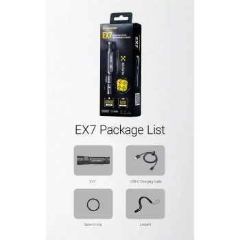 Gambar produk NITECORE Senter LED Flashlight Tactical NiteLab M515S IP68 6000 Lumens - EX7