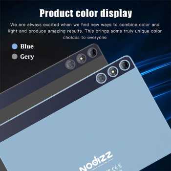 Gambar produk NODIZZ Tablet Android 14 10.1 Inch IPS WiFi MTK6737 Octa Core 8000mAh - P30