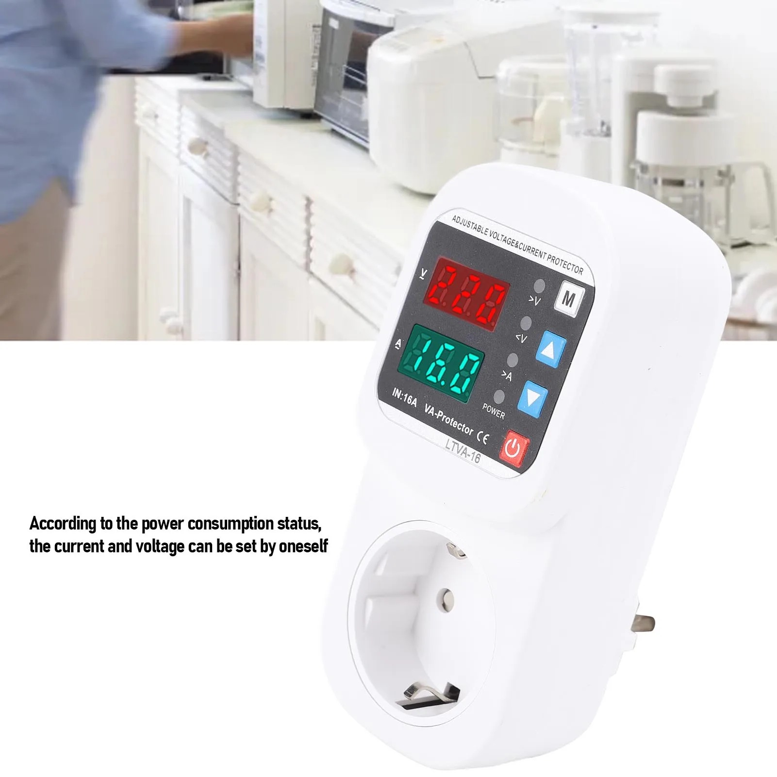 Gambar produk VASKI Stop Kontak Pelindung Voltase Arus Socket Protector 16A - ZS9