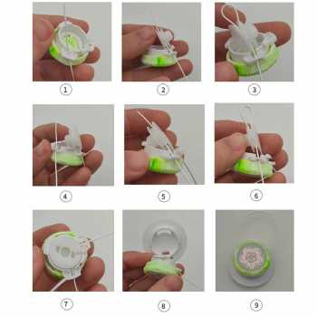 Gambar produk Silenching Tali Sepatu Putar Automatic Rotating Shoelace Buckle - INU66-A