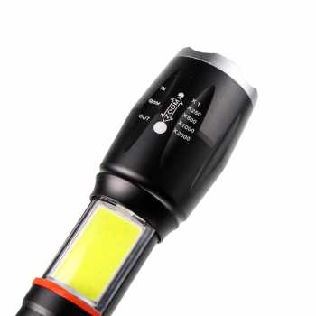 Gambar produk TaffLED Senter LED Torch Cree XM-L T6 8000 Lumens - E17 COB