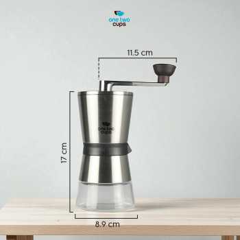 Gambar produk One Two Cups Alat Penggiling Kopi Manual Coffee Grinder 8 Gear - HY8