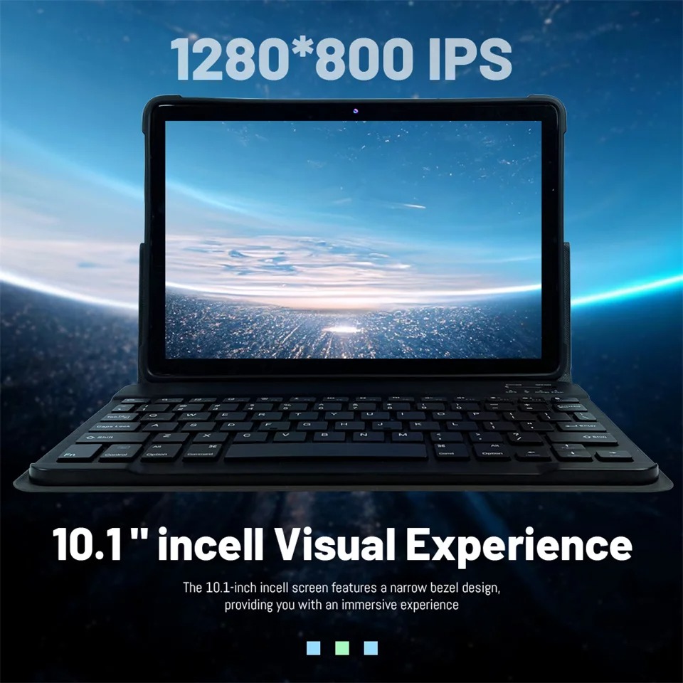 Gambar produk NODIZZ Tablet Android 14 10.1 Inch IPS WiFi MTK6737 Octa Core 8000mAh - P30