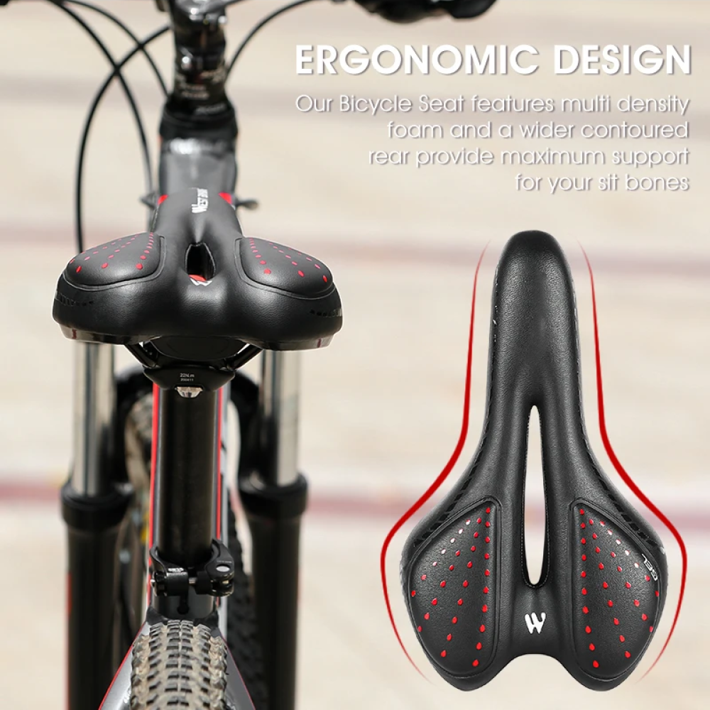 Gambar produk TTPRO Sadel Sepeda MTB Mountain Bike Saddle PU Leather - TP751