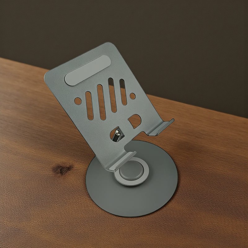 VIKEFON Tablet Holder Stand Foldable 360 Rotation Aluminium Foldable - P50 Gambar produk VIKEFON Tablet Holder Stand Foldable 360 Rotation Aluminium Foldable - P50