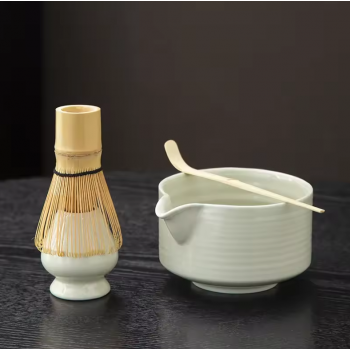 Dreamburgh Matcha Set Chawan Chasen Stand Chashaku Ceramic 500ml 4 PCS - CZ2