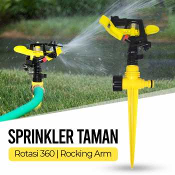 TaffHOME Alat Penyiram Tanaman Otomatis Taman Rotasi 360 Sprinkler - MR-14